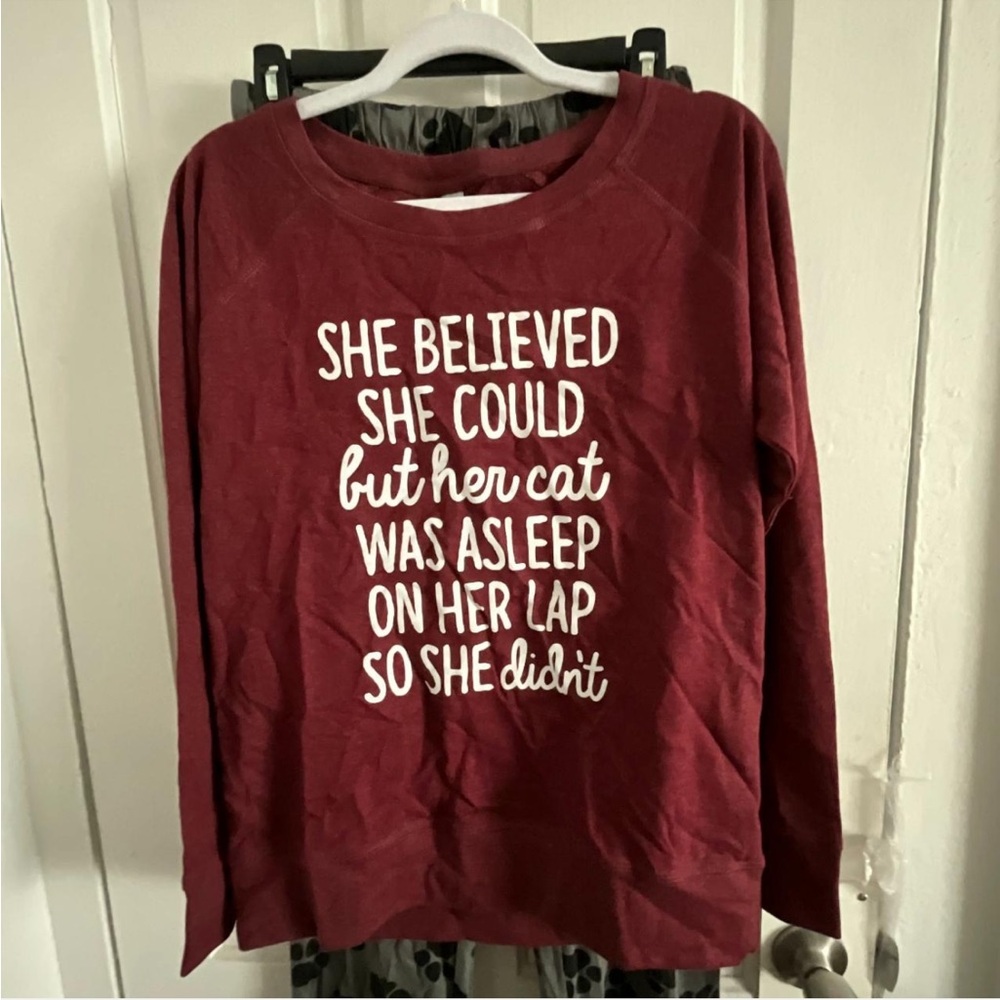 She Believed She Could But Her Cat Was On Her Lap So She Didn't